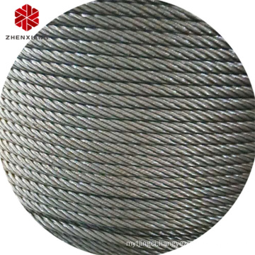 Zhen Xiang 9.0mm sling for crane cable gripper galvanized steel wire rope per ton